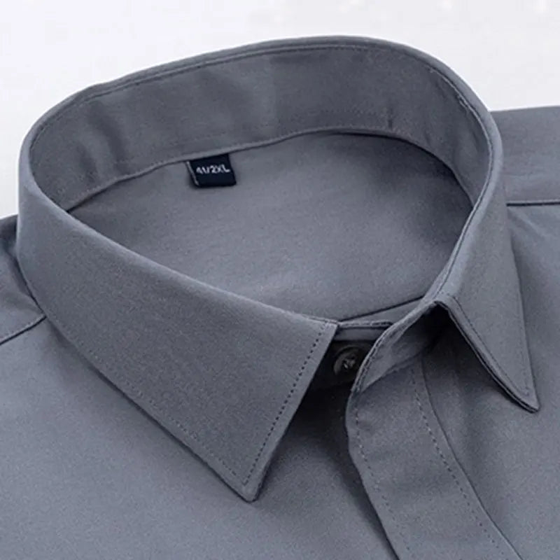 Men's Solid color Business Casual Formal Shirt