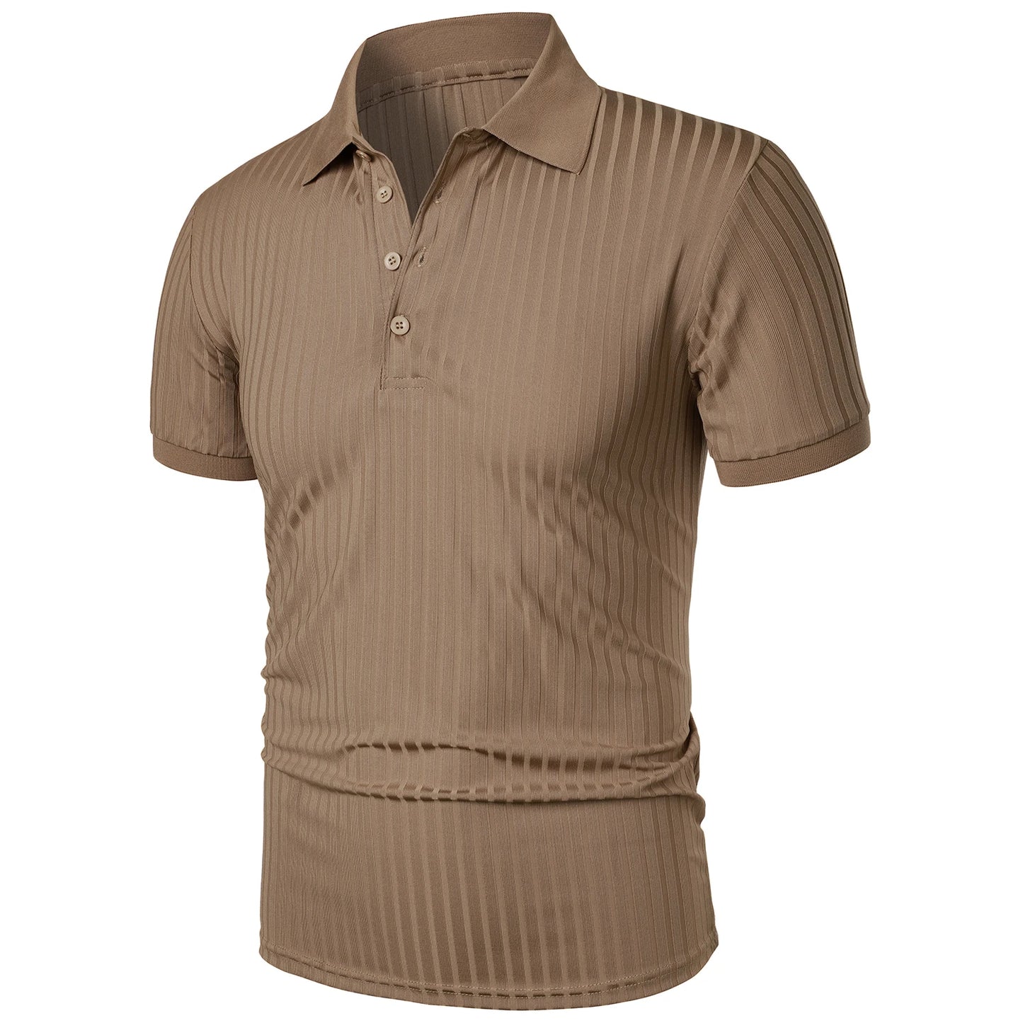 Men's running sports sleeved POLO shirt